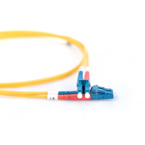 Digitus | Patch cable | Fibre optic | Male | LC single-mode | Male | LC single-mode | Yellow | 2 m - 3
